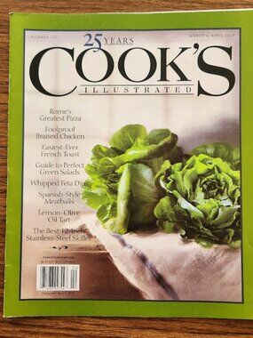Cook's Illustrated Magazine March & April 2019 Issue #157 Cooking Recipe Book Re